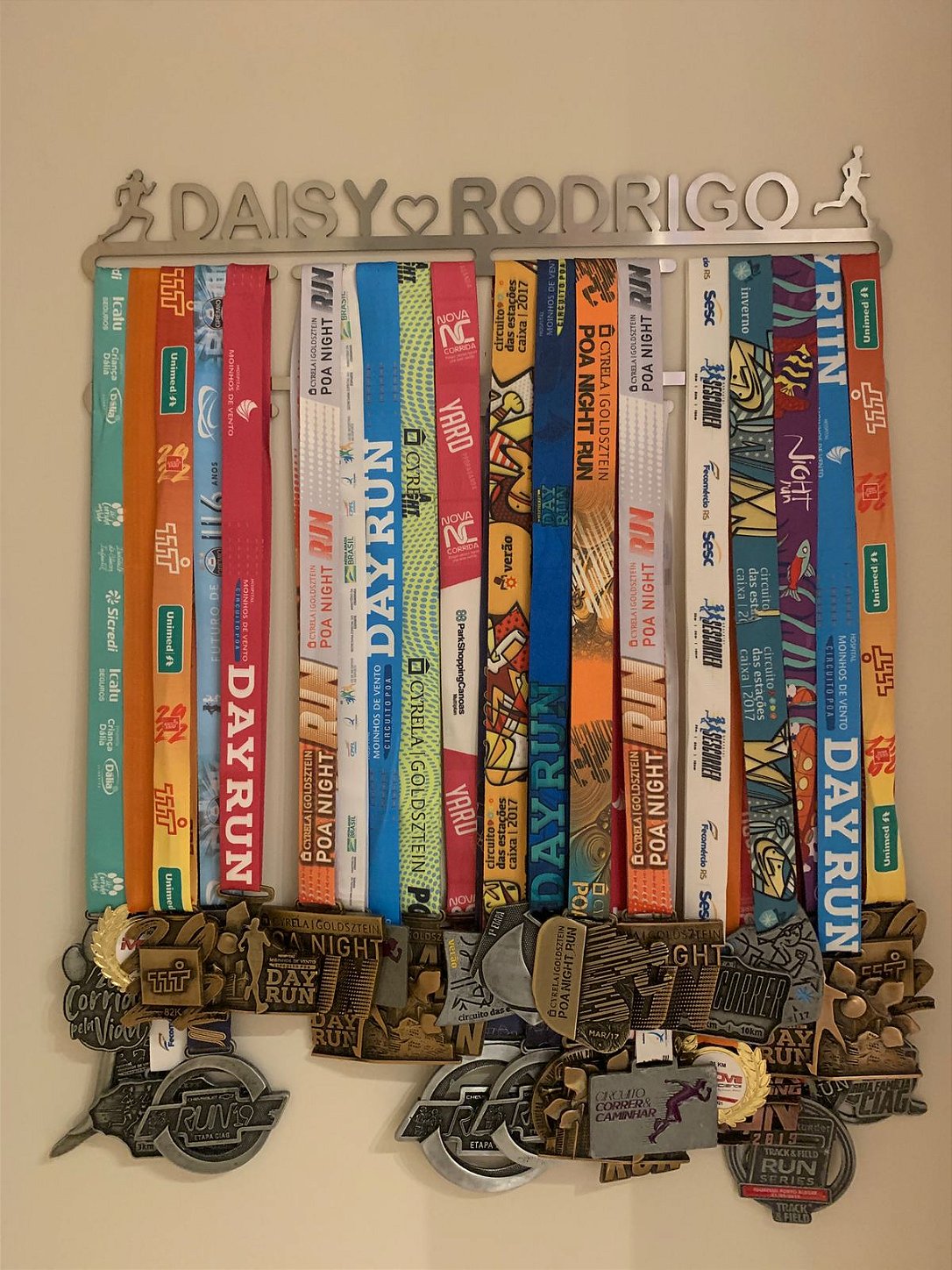 Porta Medalhas Personalizado de Corrida