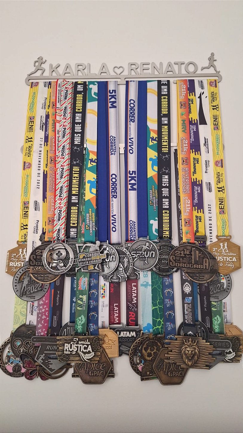 Porta Medalhas Personalizado de Corrida