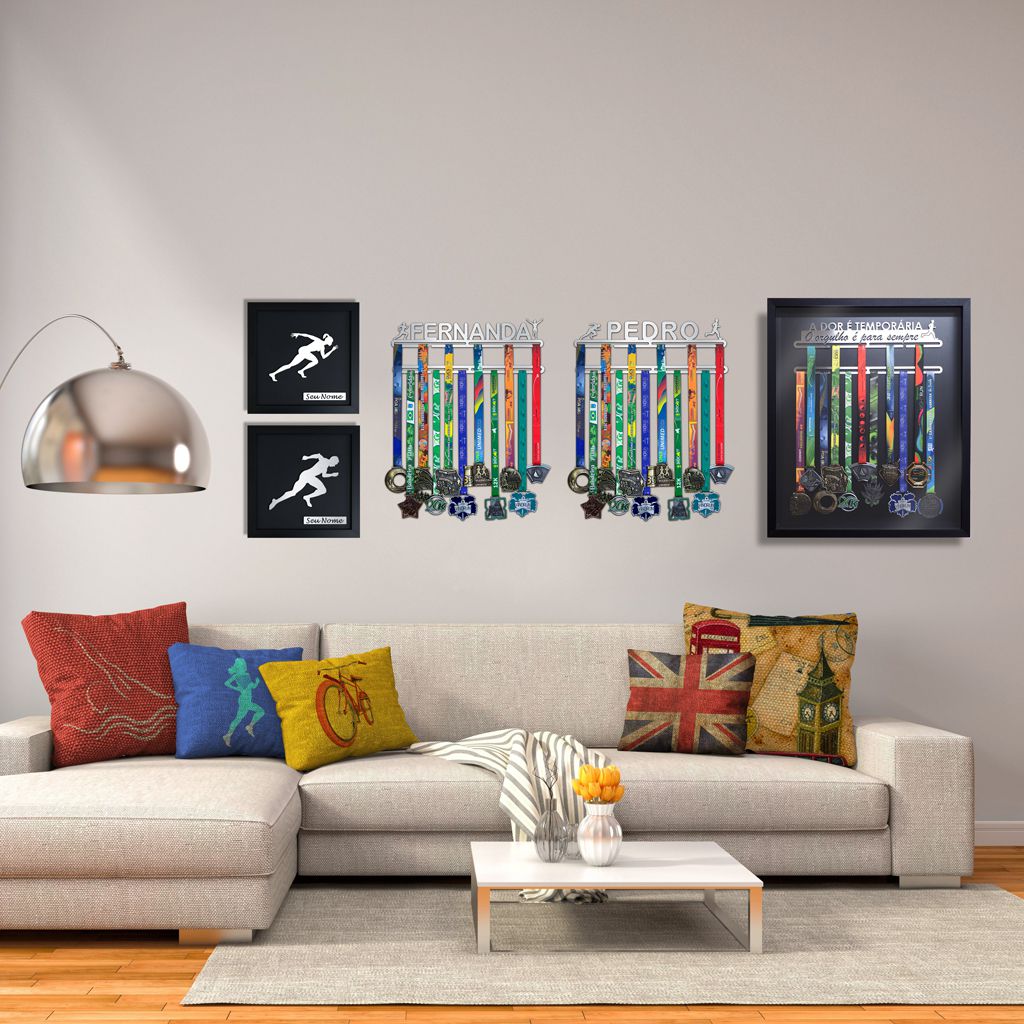 Porta Medalhas Personalizado de Corrida