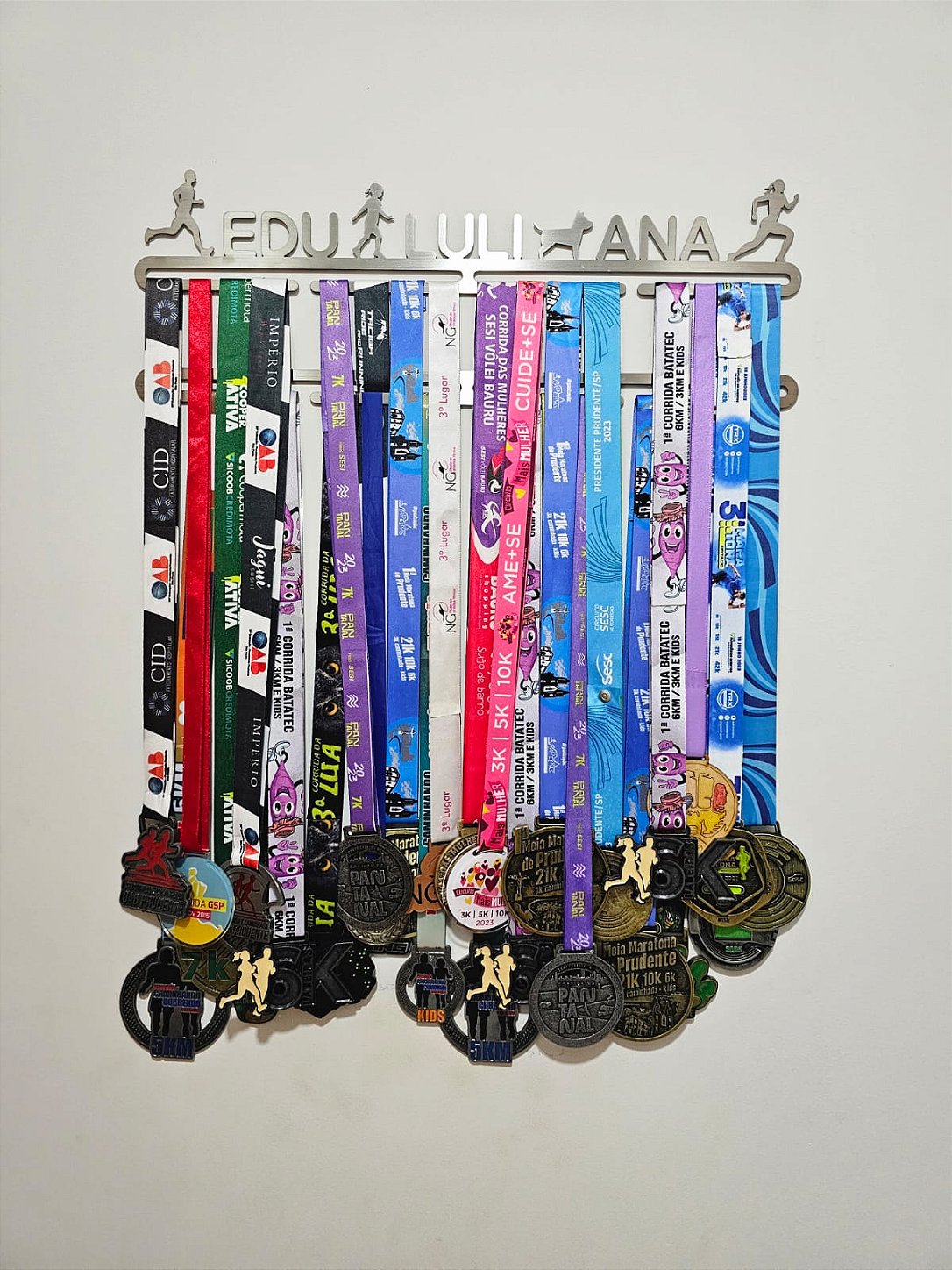 Porta Medalhas Personalizado de Corrida