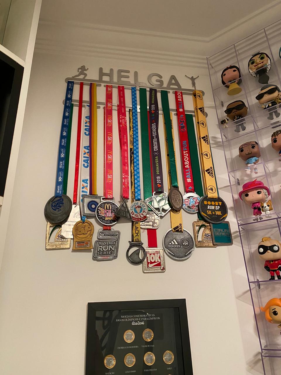 Porta Medalhas Personalizado de Corrida