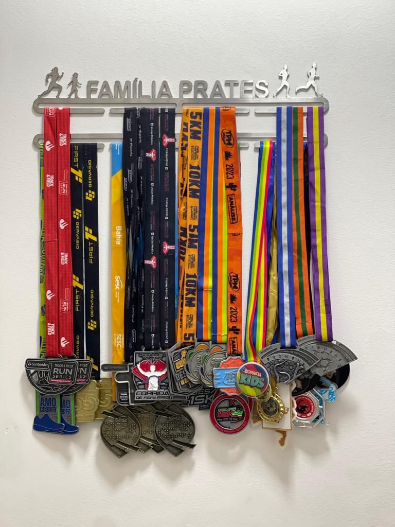 Porta Medalhas Personalizado de Corrida