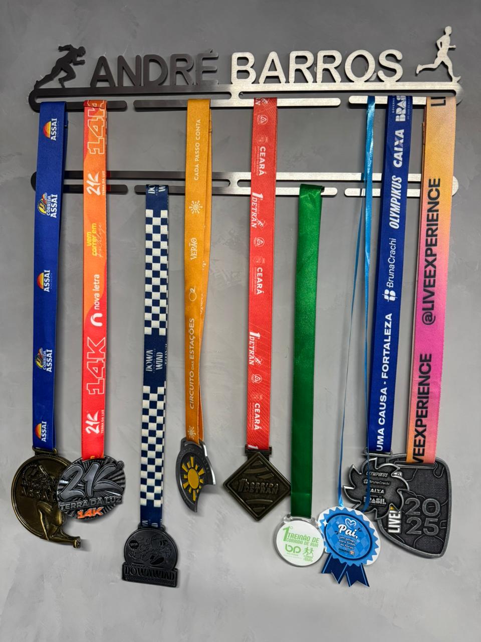 Porta Medalhas Personalizado de Corrida