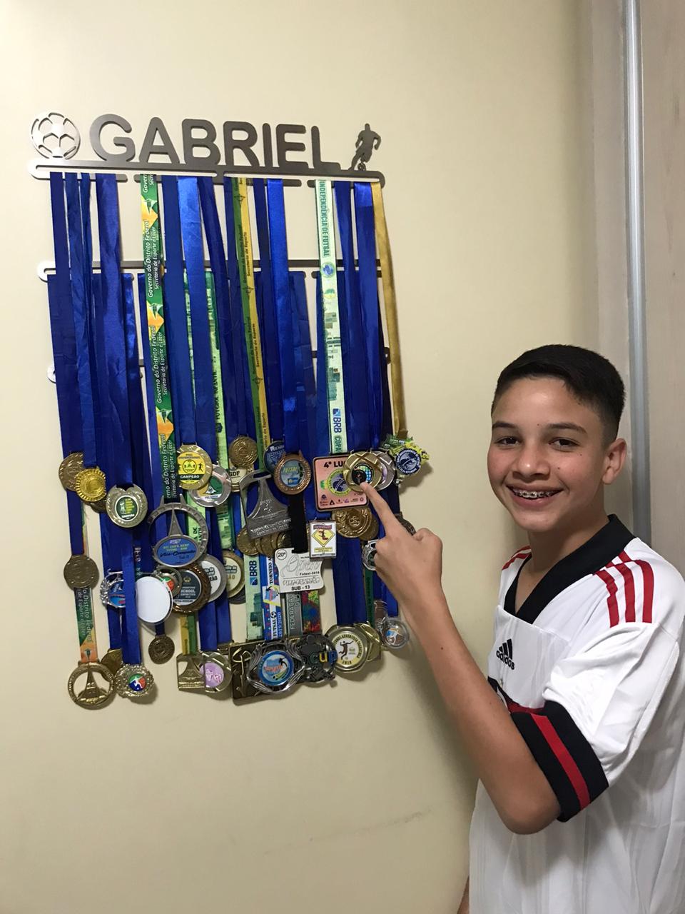 Porta Medalhas Personalizado de Futebol