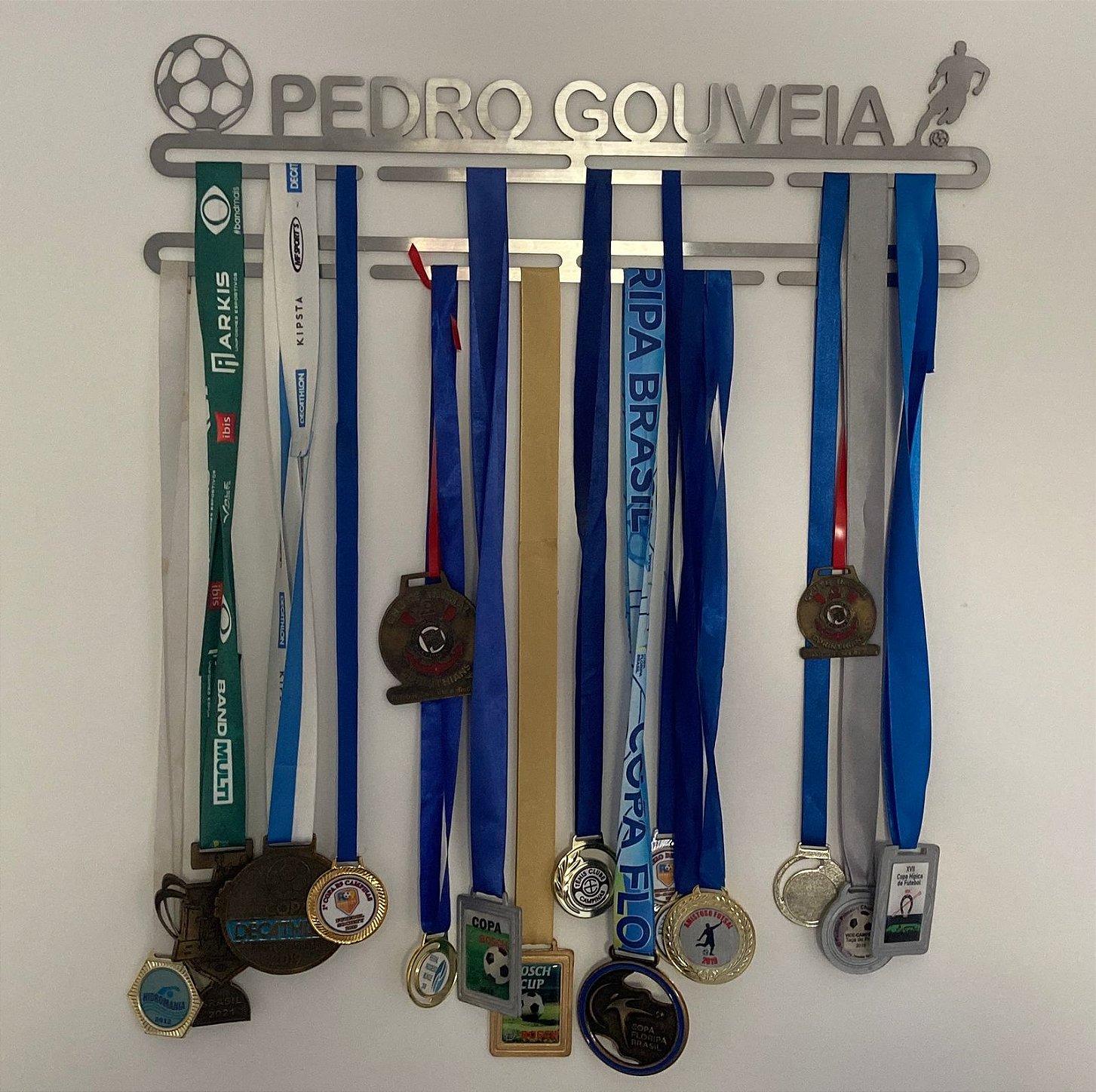 Porta Medalhas Personalizado de Futebol