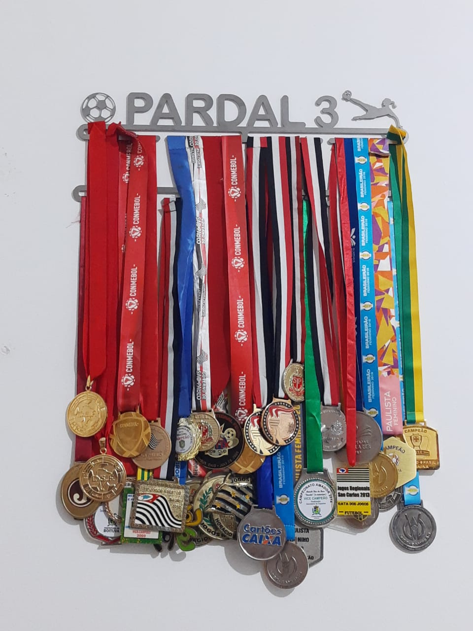 Porta Medalhas Personalizado de Futebol