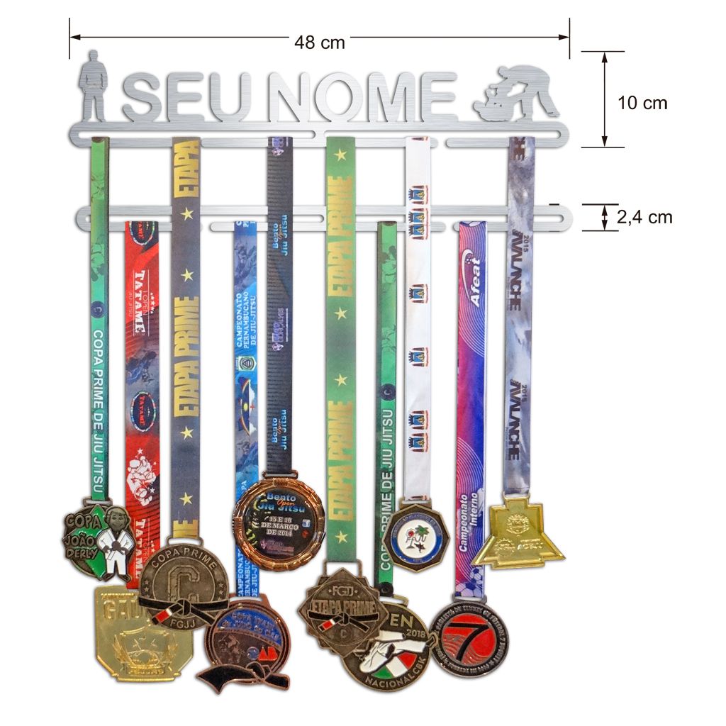 Porta Medalhas Personalizado de Jiu Jitsu