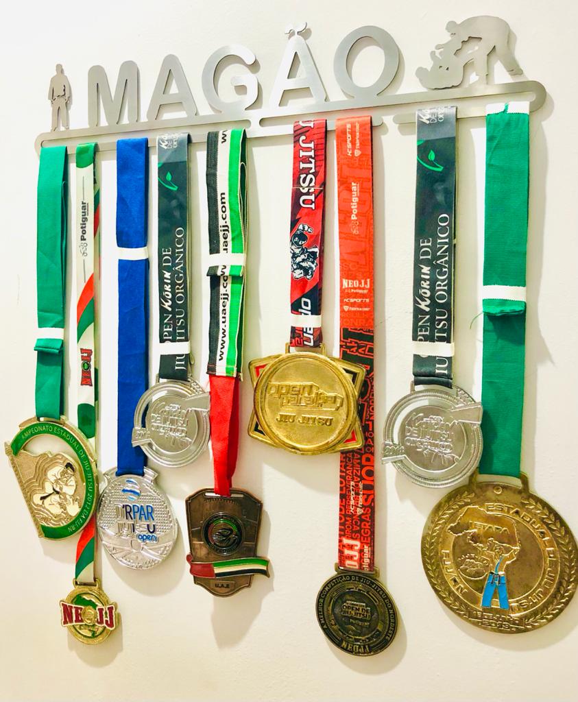 Porta Medalhas Personalizado de Jiu Jitsu