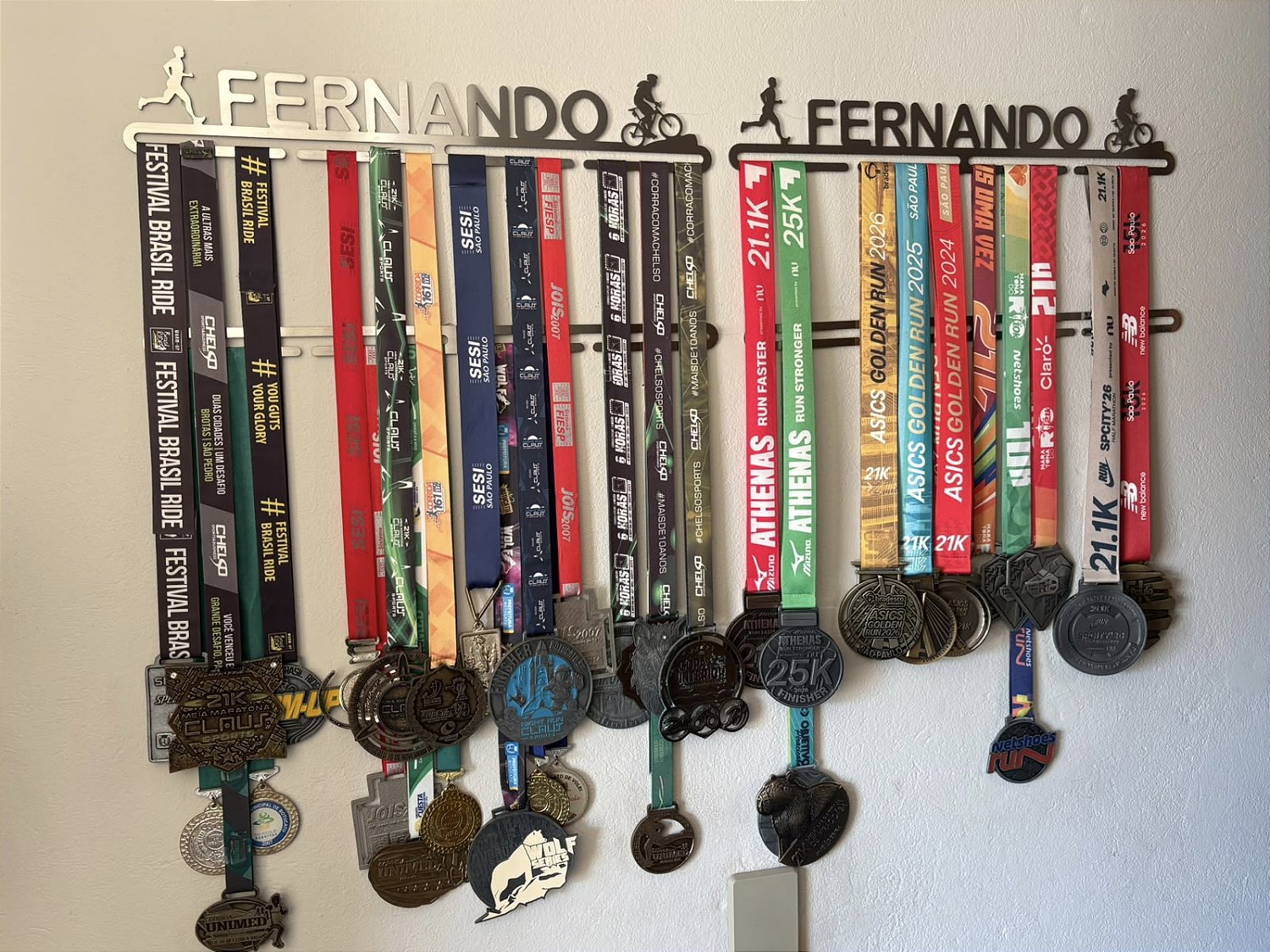 Porta Medalhas Personalizado de Mountain Bike
