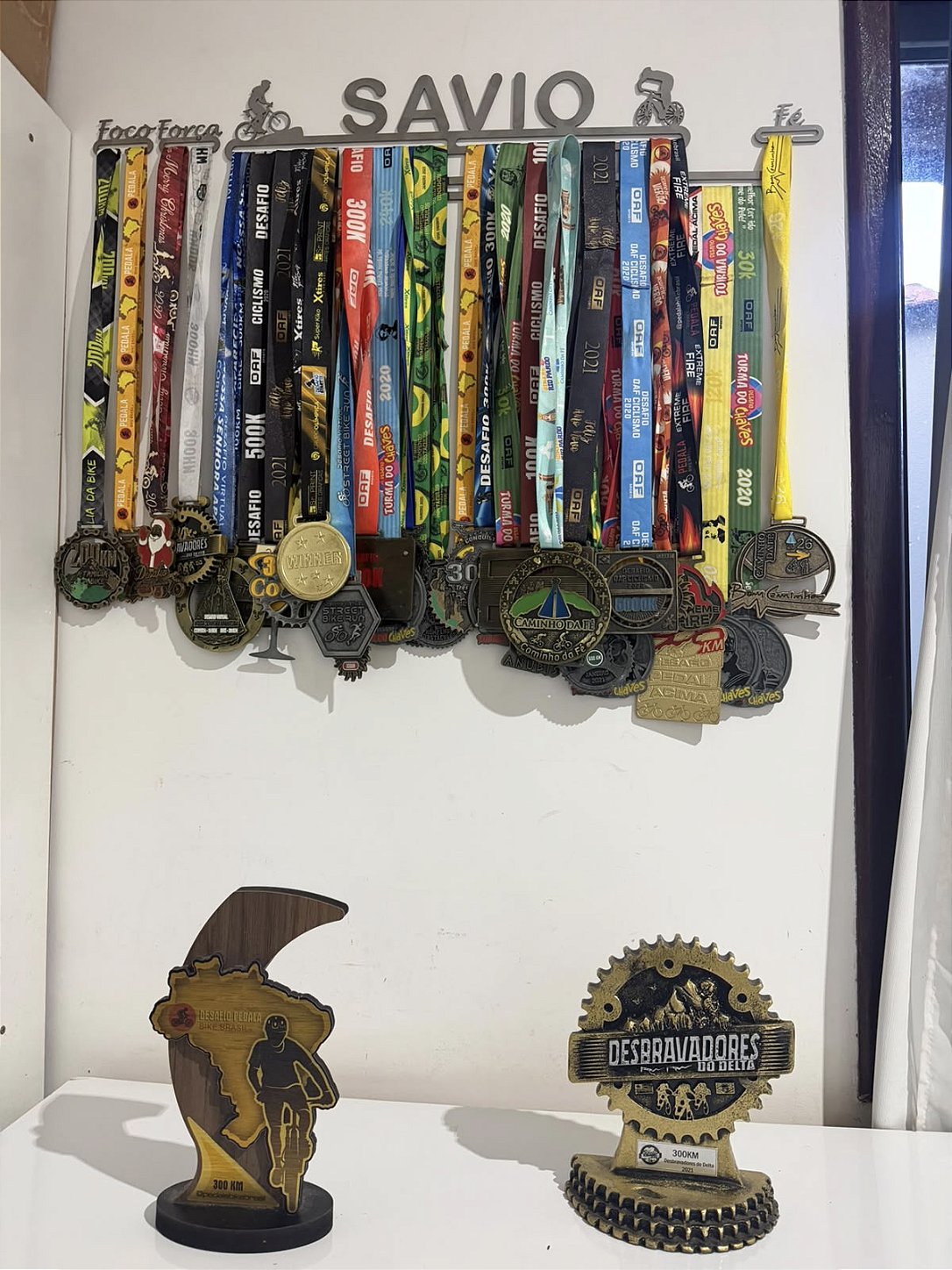 Porta Medalhas Personalizado de Mountain Bike