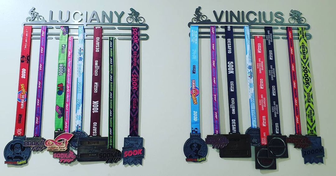 Porta Medalhas Personalizado de Mountain Bike