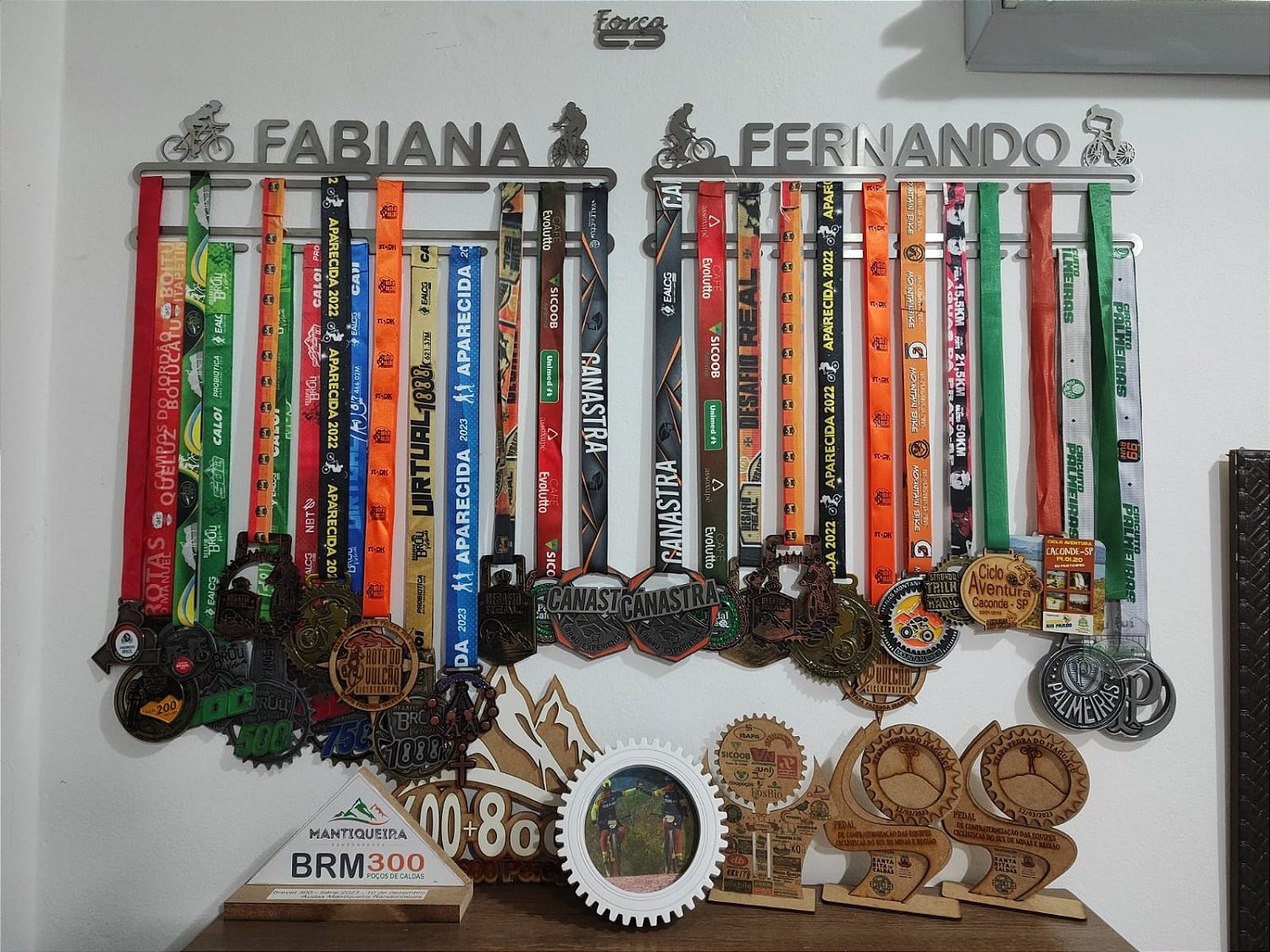Porta Medalhas Personalizado de Mountain Bike