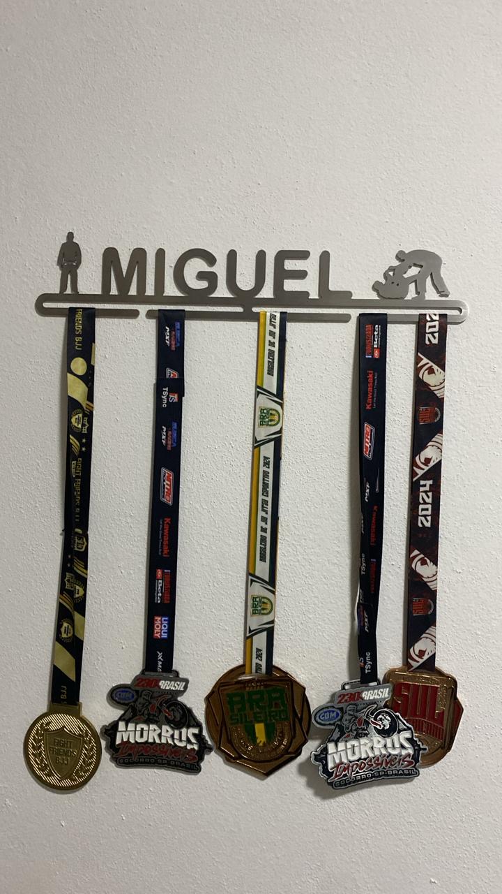 Porta Medalhas Personalizado Com o Nome