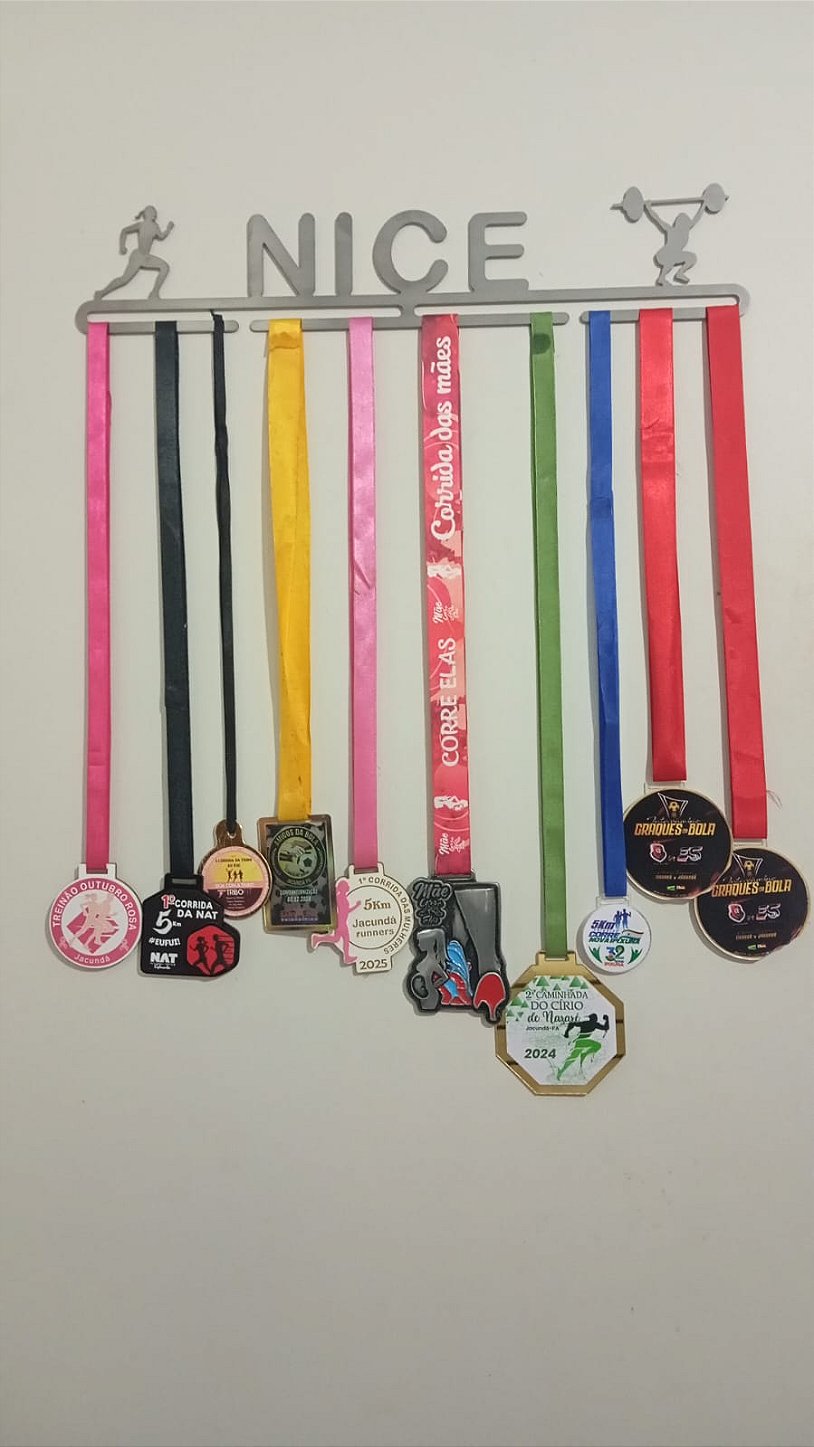 Porta Medalhas Personalizado Com o Nome