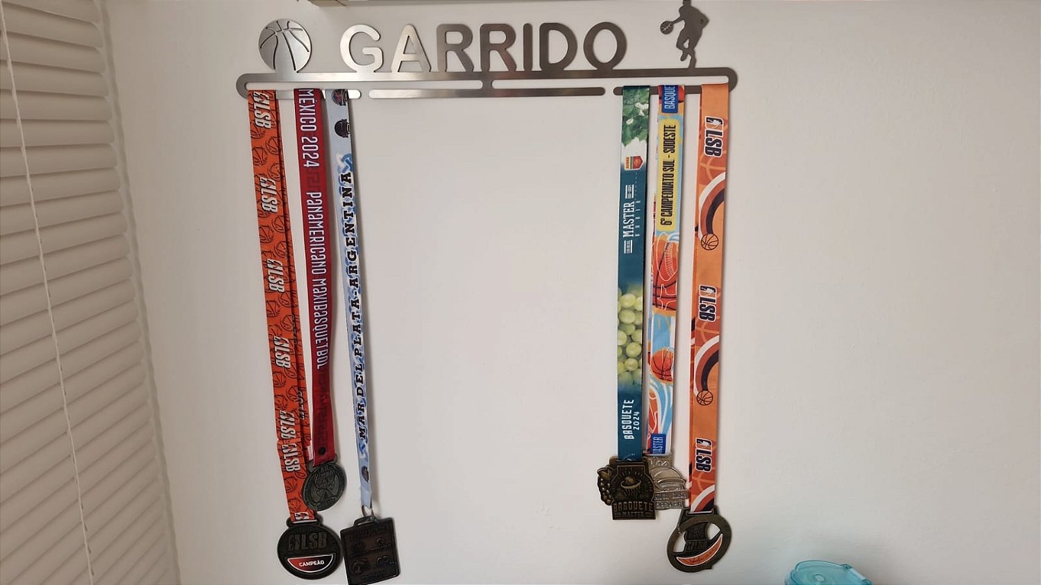 Porta Medalhas Personalizado Com o Nome