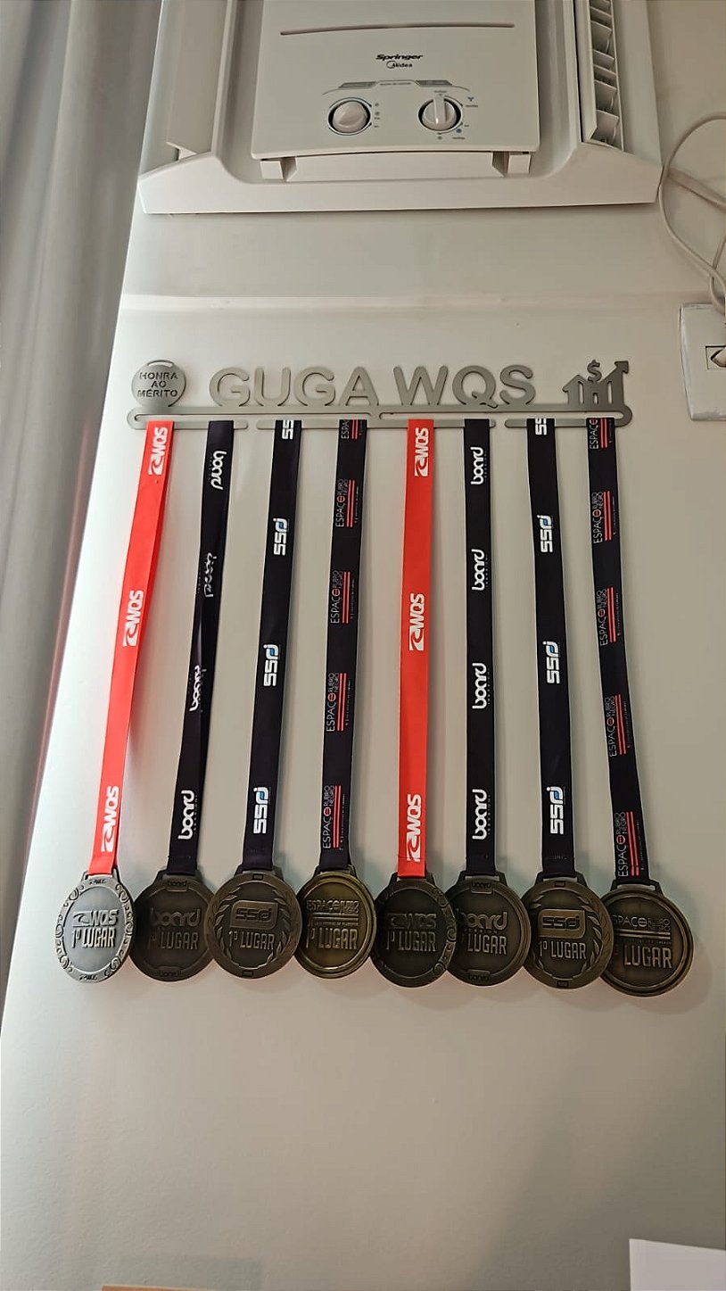 Porta Medalhas Personalizado Com o Nome