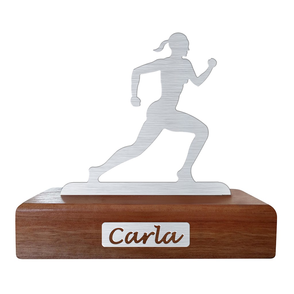 Troféu Decor Personalizado Com Nome e Esporte