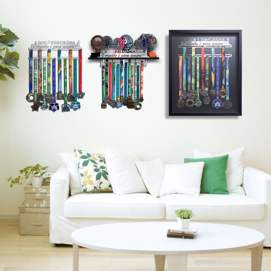 Quadro de Medalhas - A dor é temporária, O orgulho é para sempre.