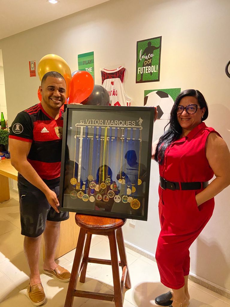 Quadro de Medalhas Personalizado Com o Nome