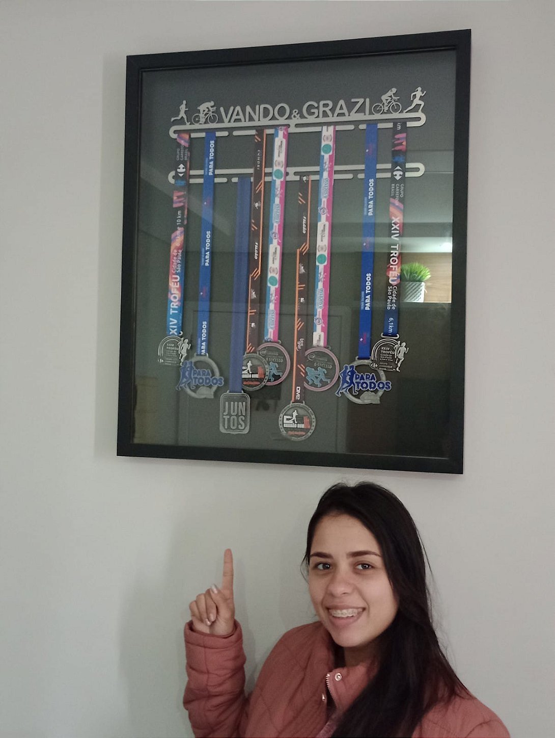 Quadro de Medalhas Personalizado Com o Nome