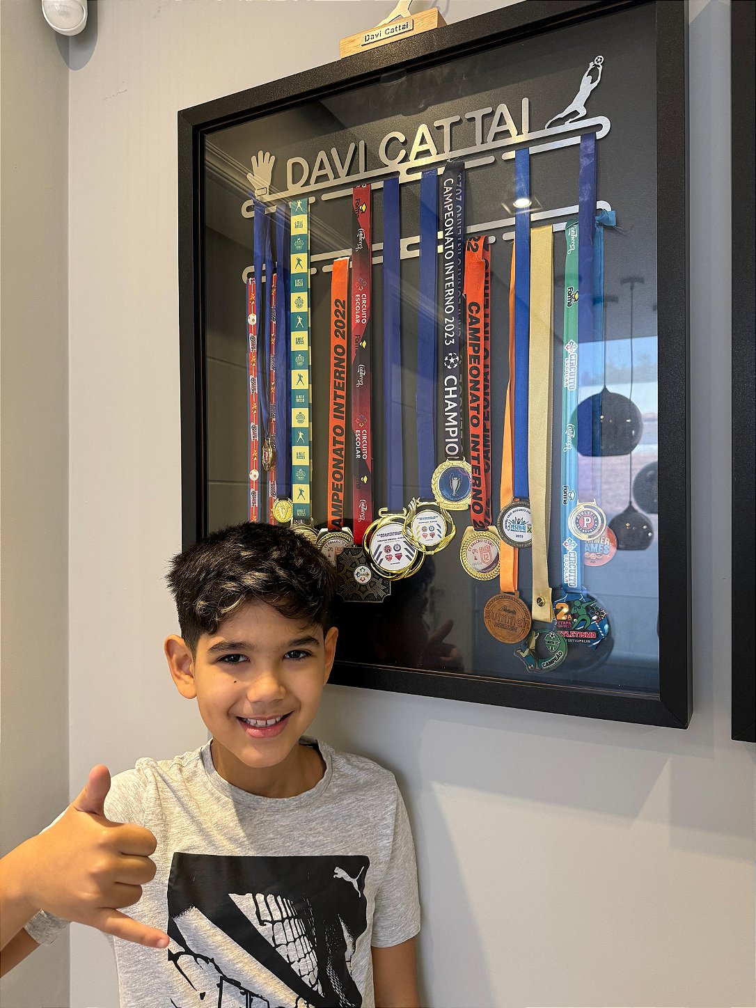 Quadro de Medalhas Personalizado Com o Nome