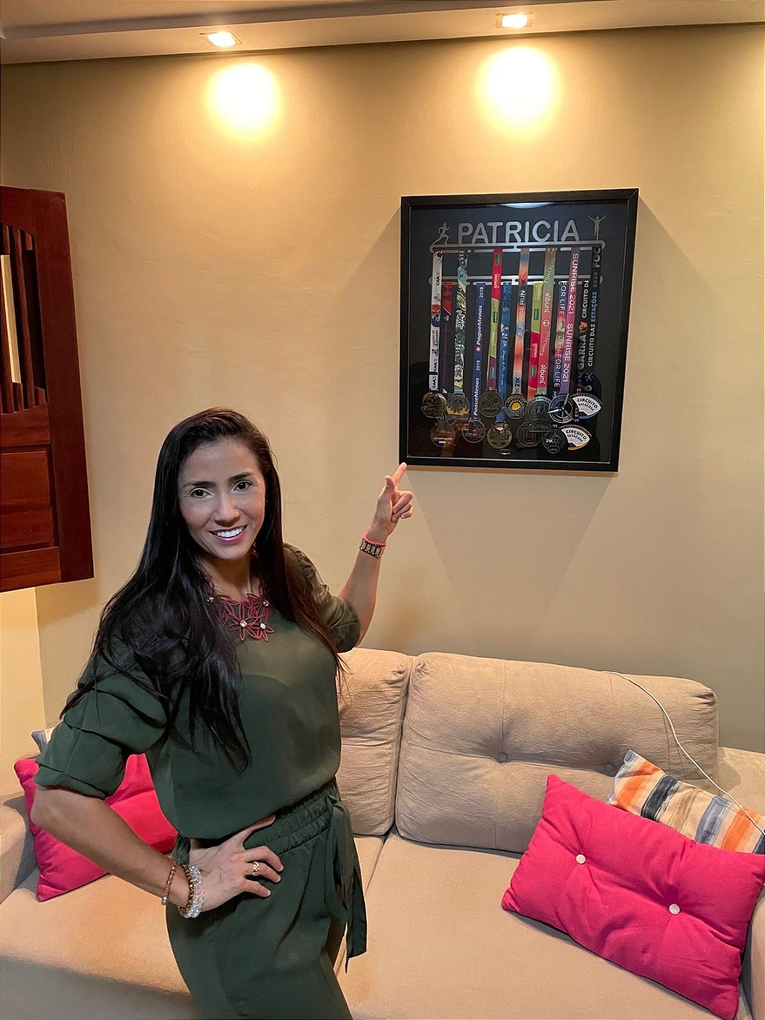 Quadro de Medalhas Personalizado Com o Nome