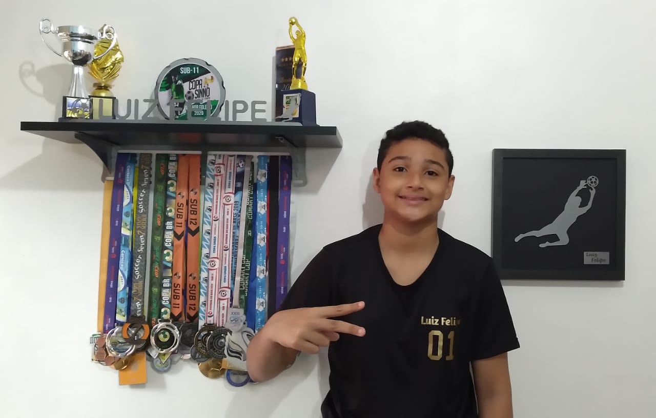 Porta Troféus e Medalhas Personalizado Com o Nome