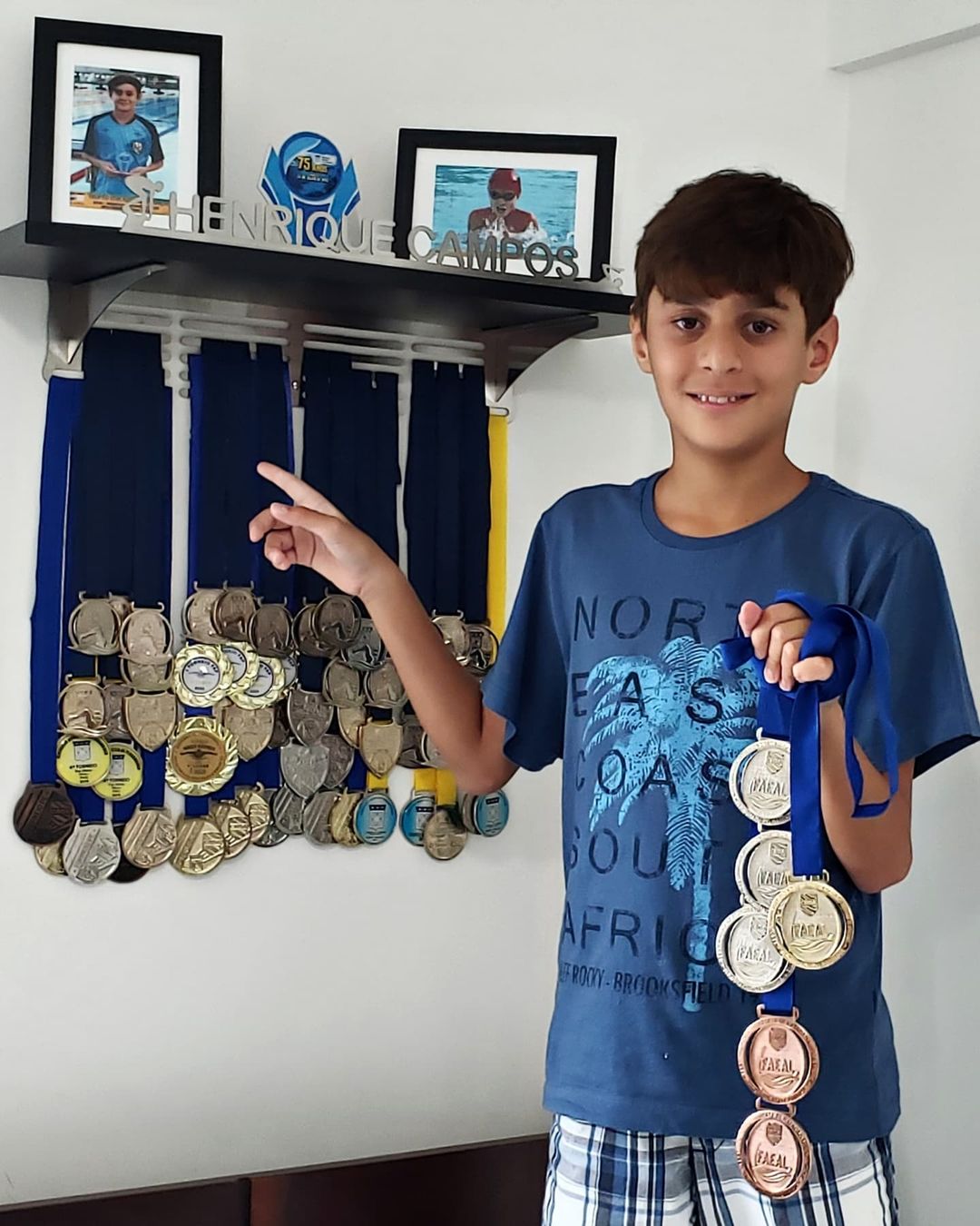 Porta Troféus e Medalhas Personalizado Com o Nome