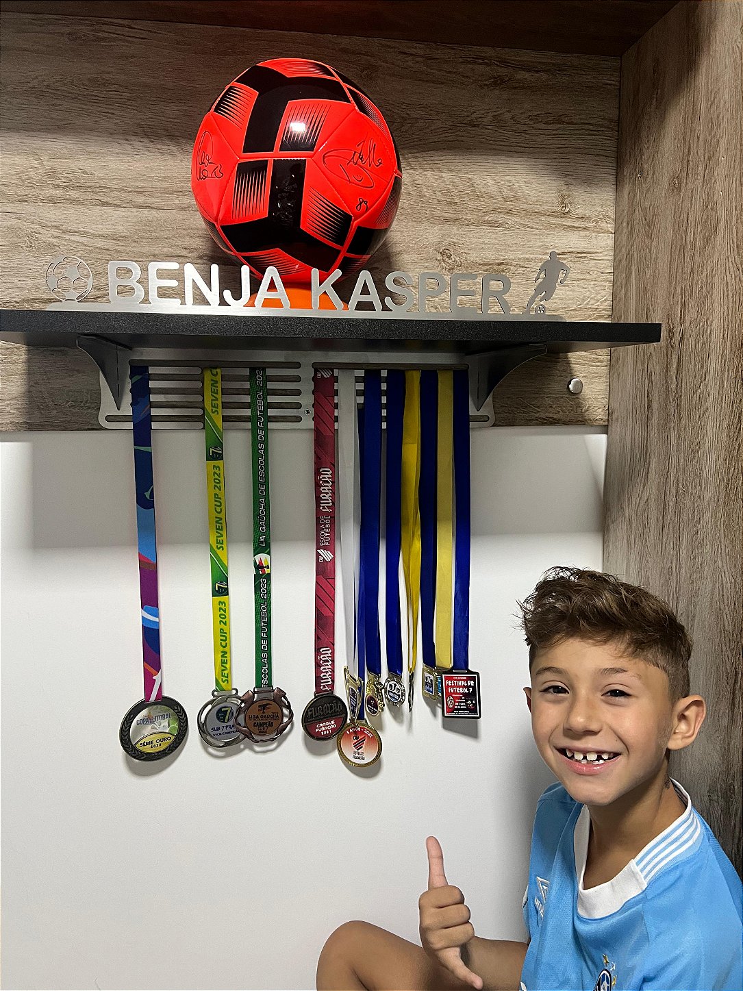 Porta Troféus e Medalhas Personalizado Com o Nome