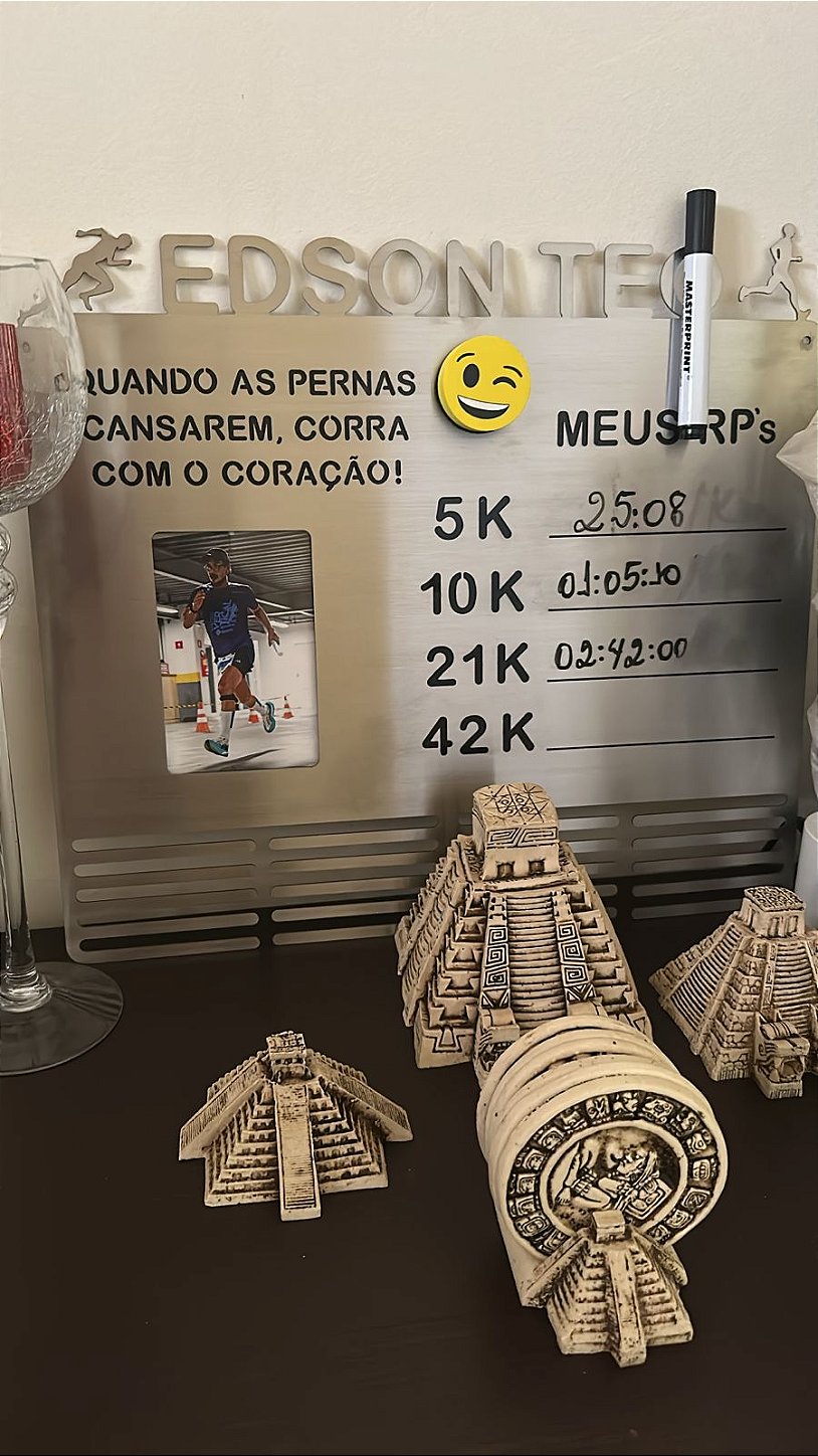 Porta Medalhas, Foto, RPs e Frase Personalizada