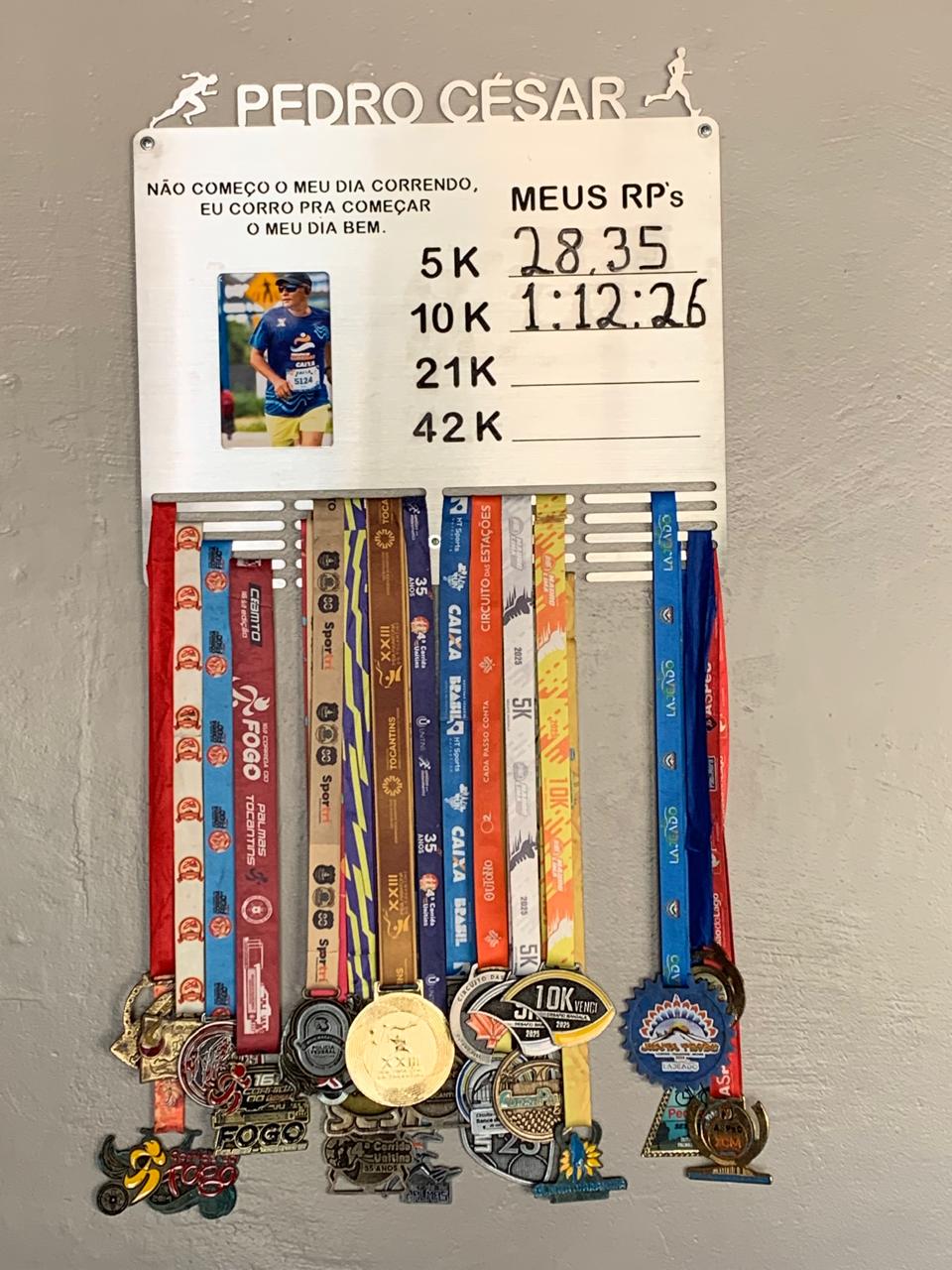 Porta Medalhas, Foto, RPs e Frase Personalizada