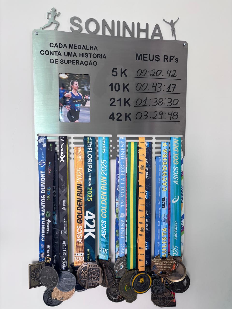 Porta Medalhas, Foto, RPs e Frase Personalizada