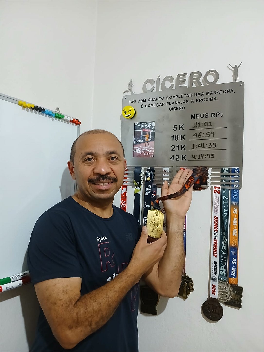 Porta Medalhas, Foto, RPs e Frase Personalizada