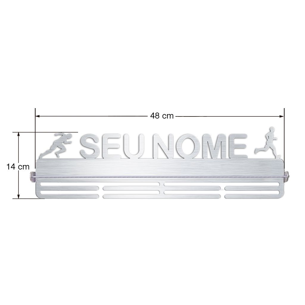 Porta Medalhas e Números de Peito Personalizado Com o Nome