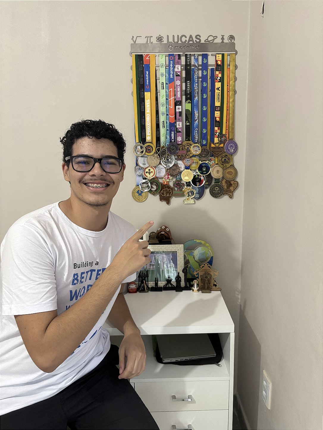 Porta Medalhas Olimpíadas do Conhecimento