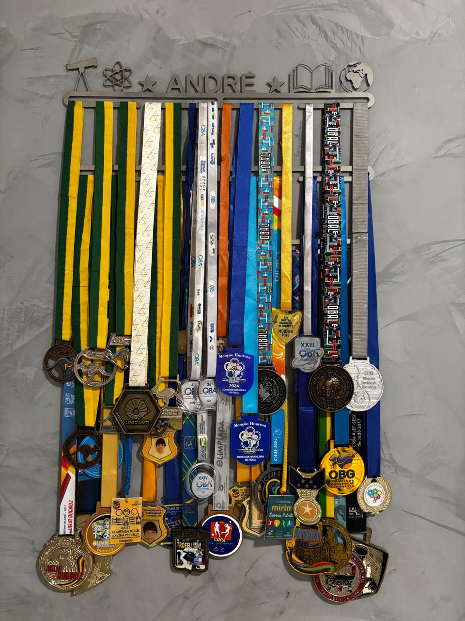 Porta Medalhas Olimpíadas do Conhecimento