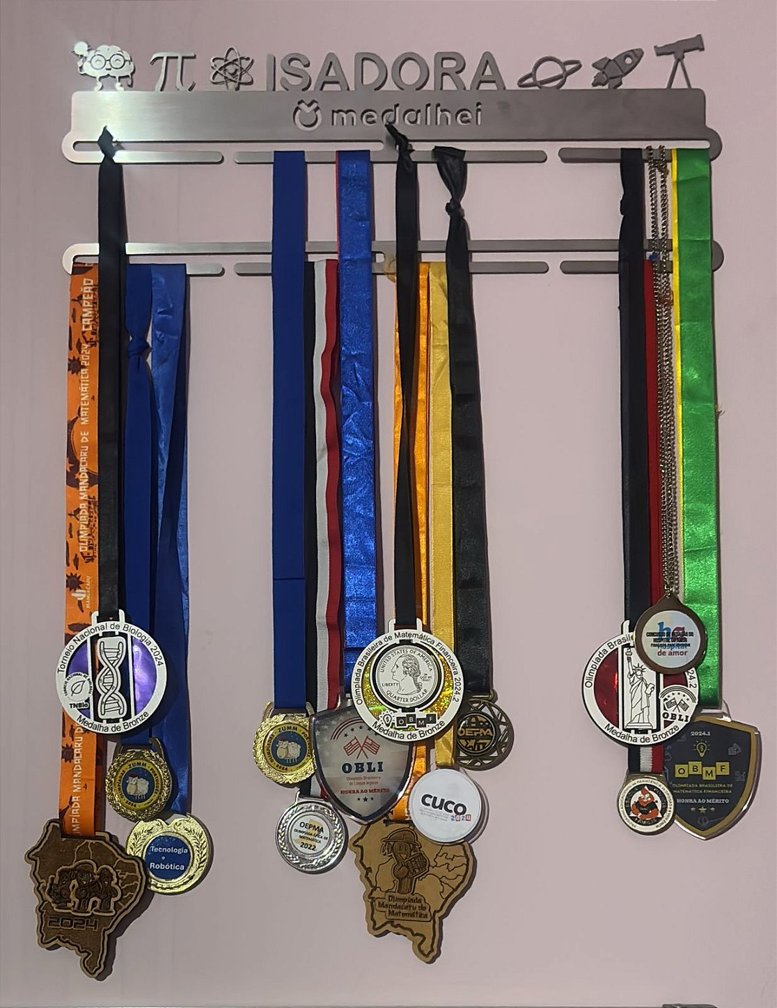 Porta Medalhas Olimpíadas do Conhecimento