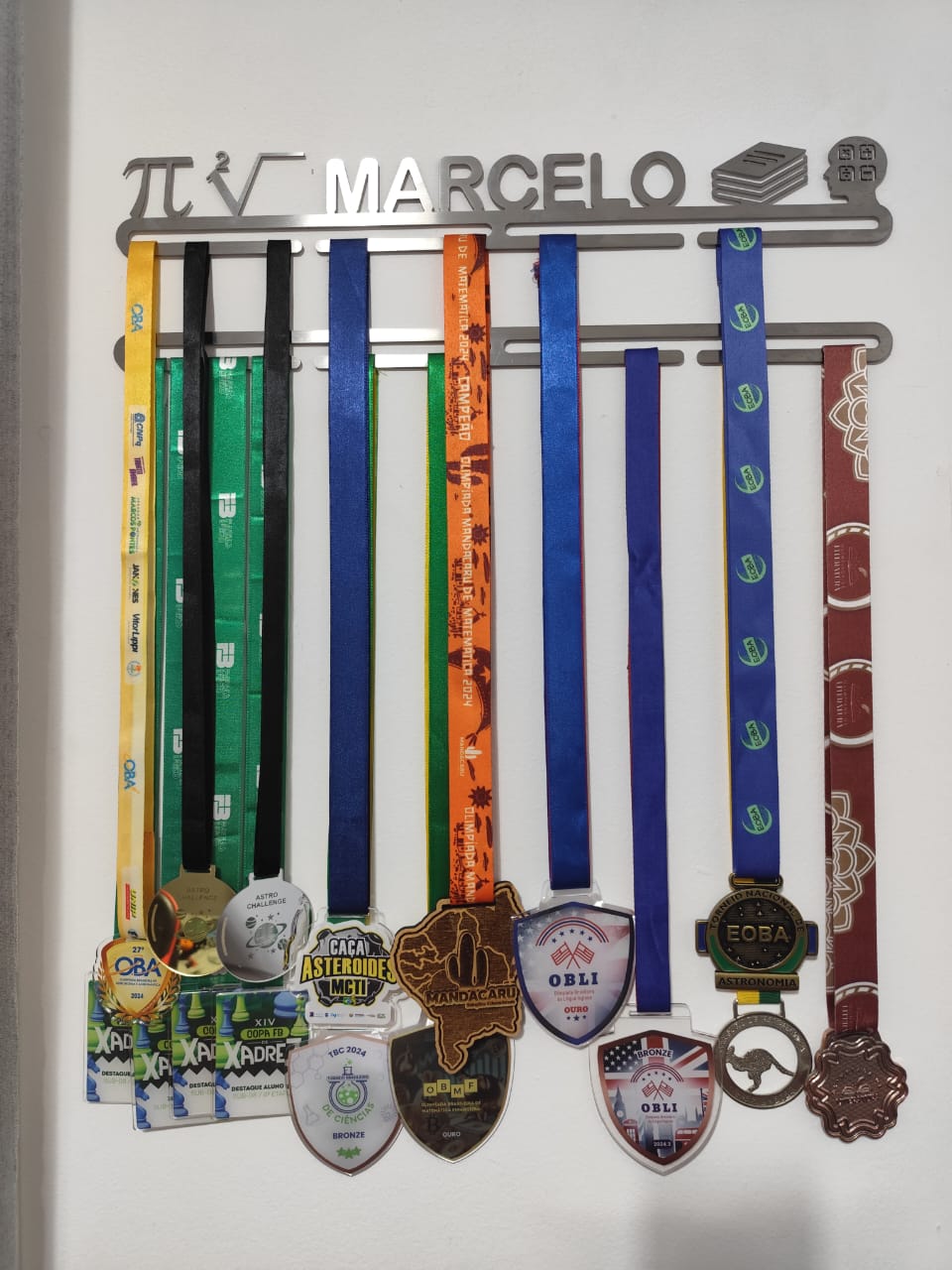 Porta Medalhas Olimpíadas do Conhecimento