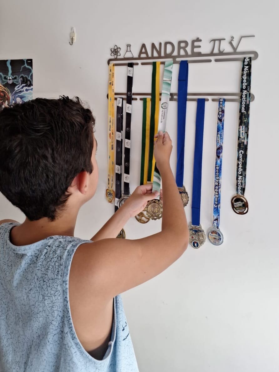 Porta Medalhas Olimpíadas do Conhecimento