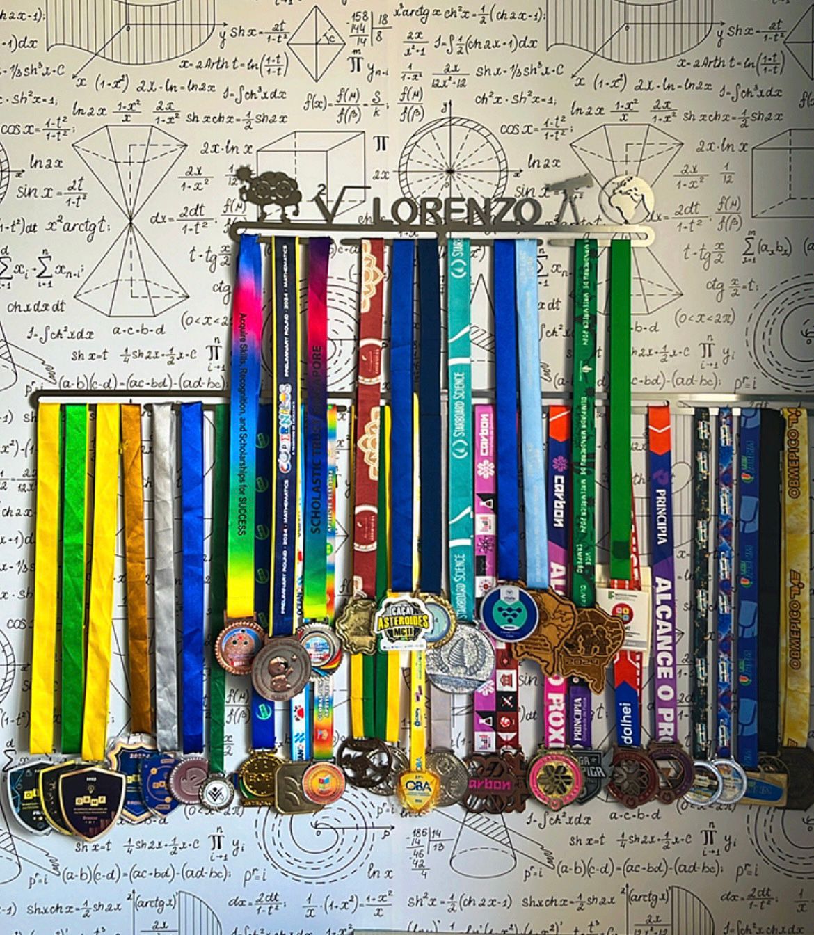 Porta Medalhas Olimpíadas do Conhecimento