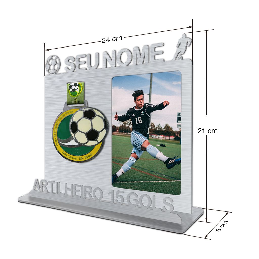 Porta Medalha e Foto Personalizado Com o Nome