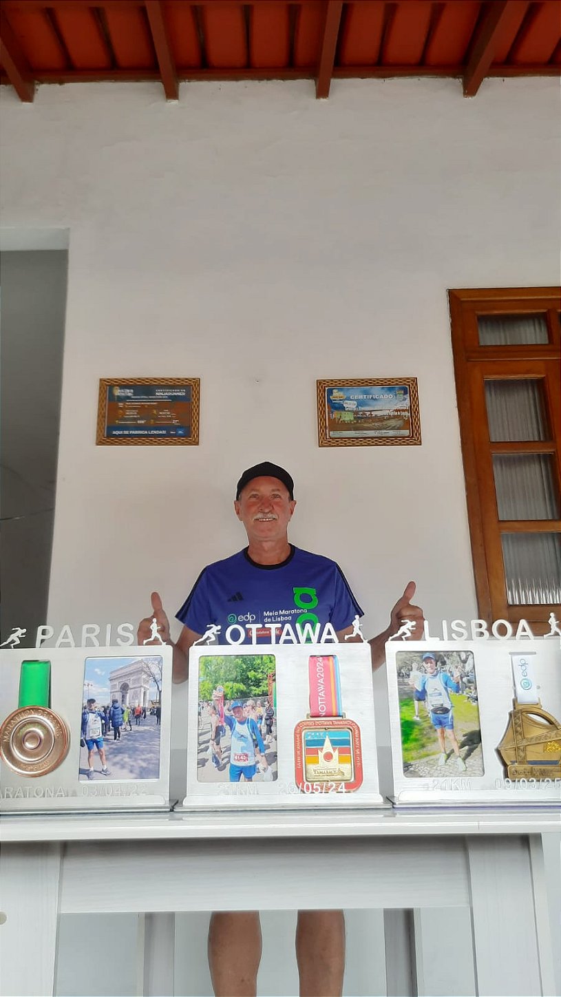 Porta Medalha e Foto Personalizado Com o Nome