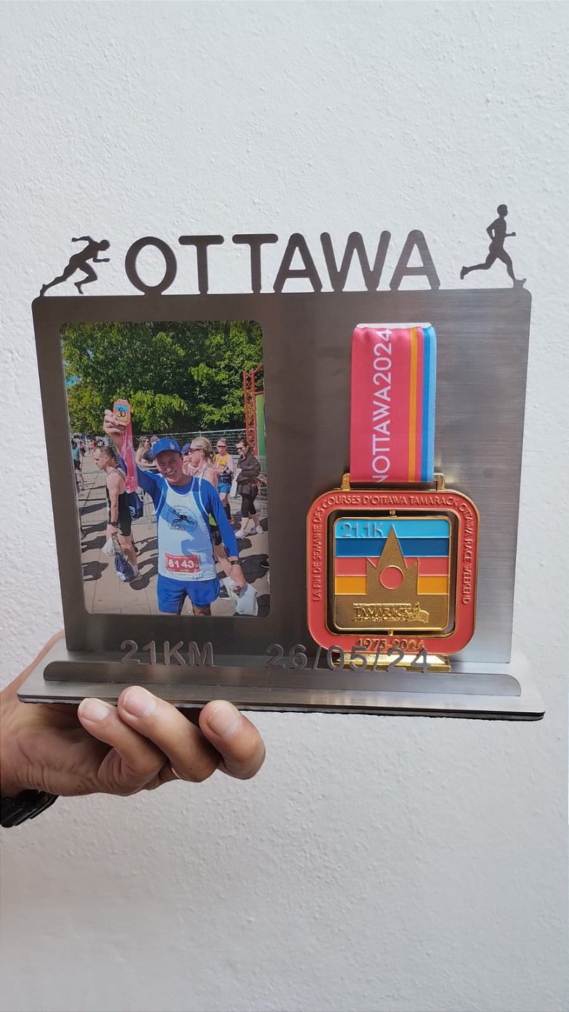 Porta Medalha e Foto Personalizado Com o Nome