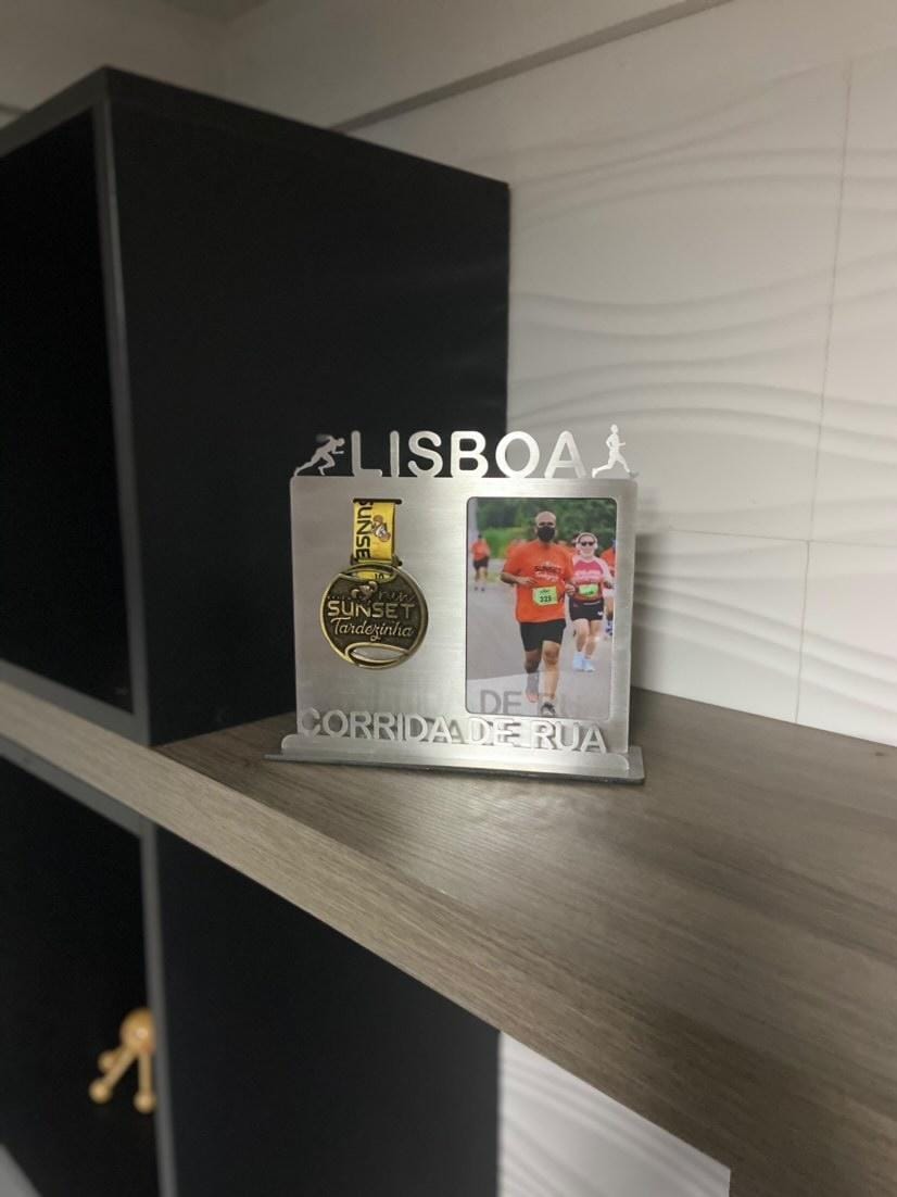 Porta Medalha e Foto Personalizado Com o Nome
