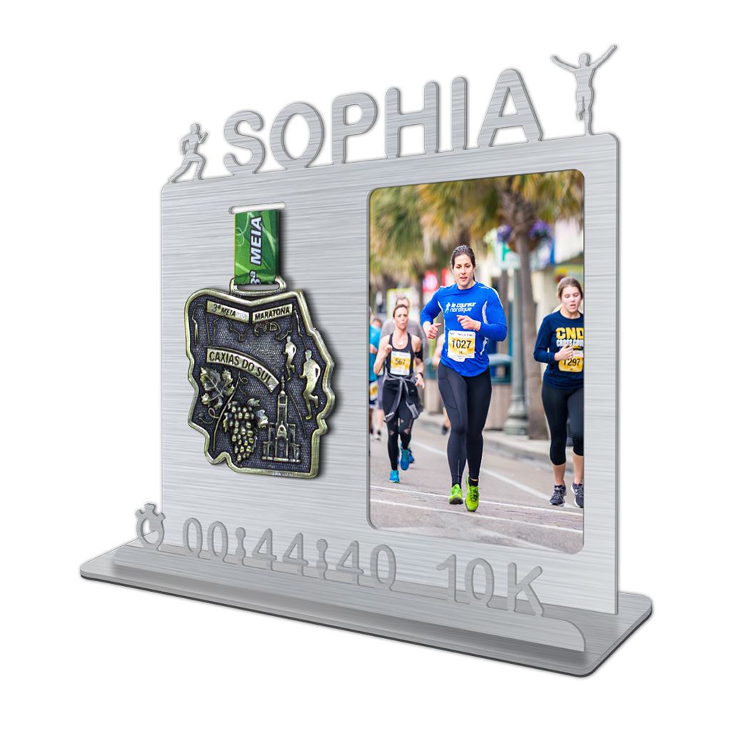 Porta Medalha e Foto Personalizado Com o Nome