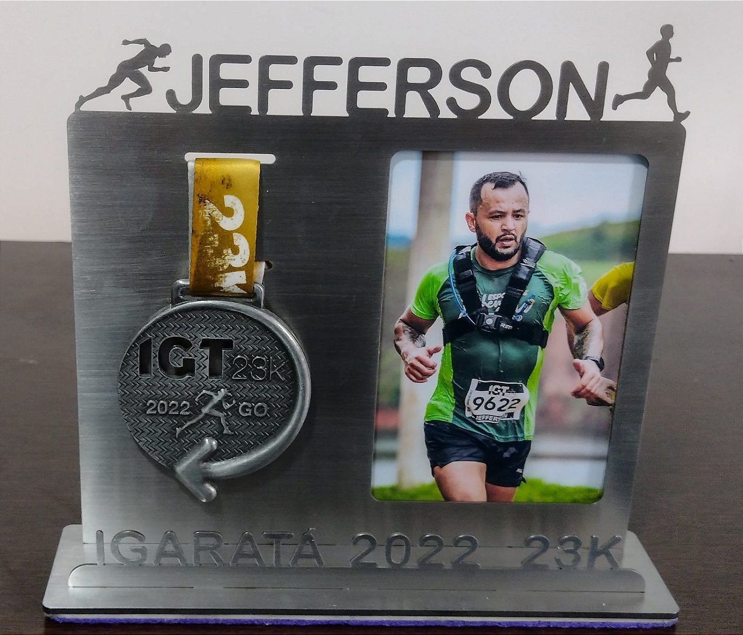 Porta Medalha e Foto Personalizado Com o Nome