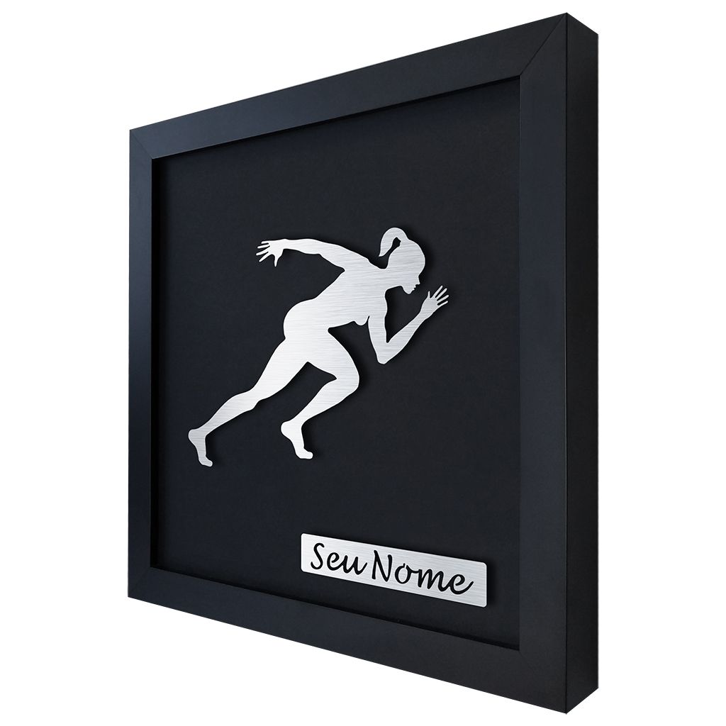 Quadro Decorativo de Corrida Personalizado