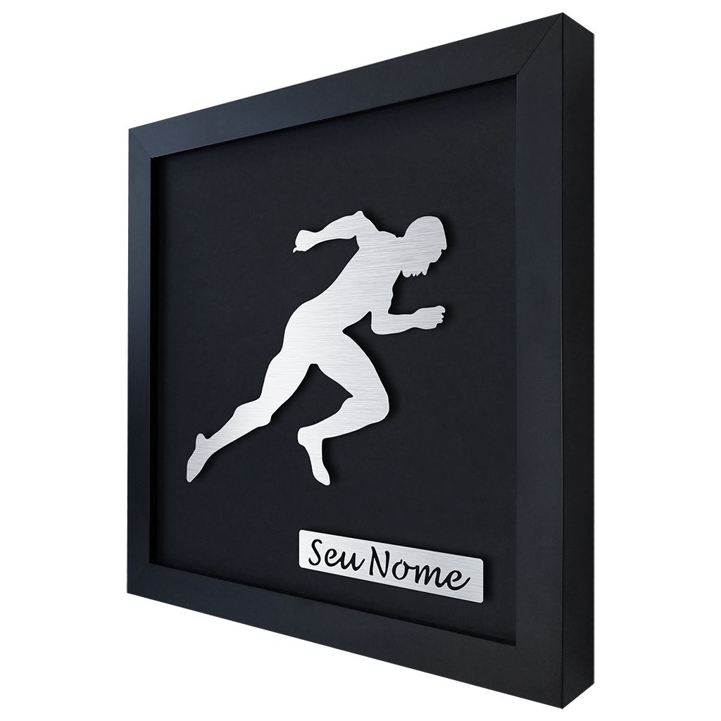 Quadro Decorativo de Corrida Personalizado