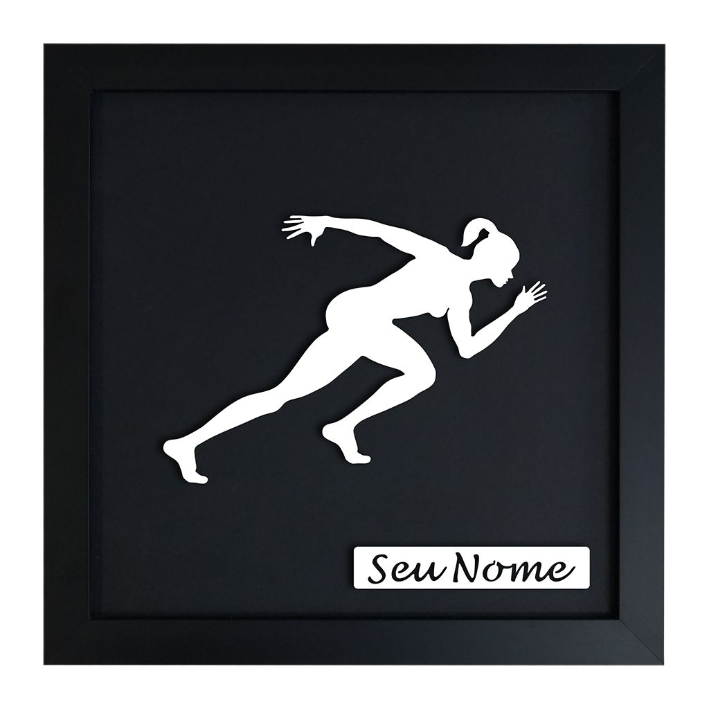 Quadro Decorativo de Corrida Personalizado