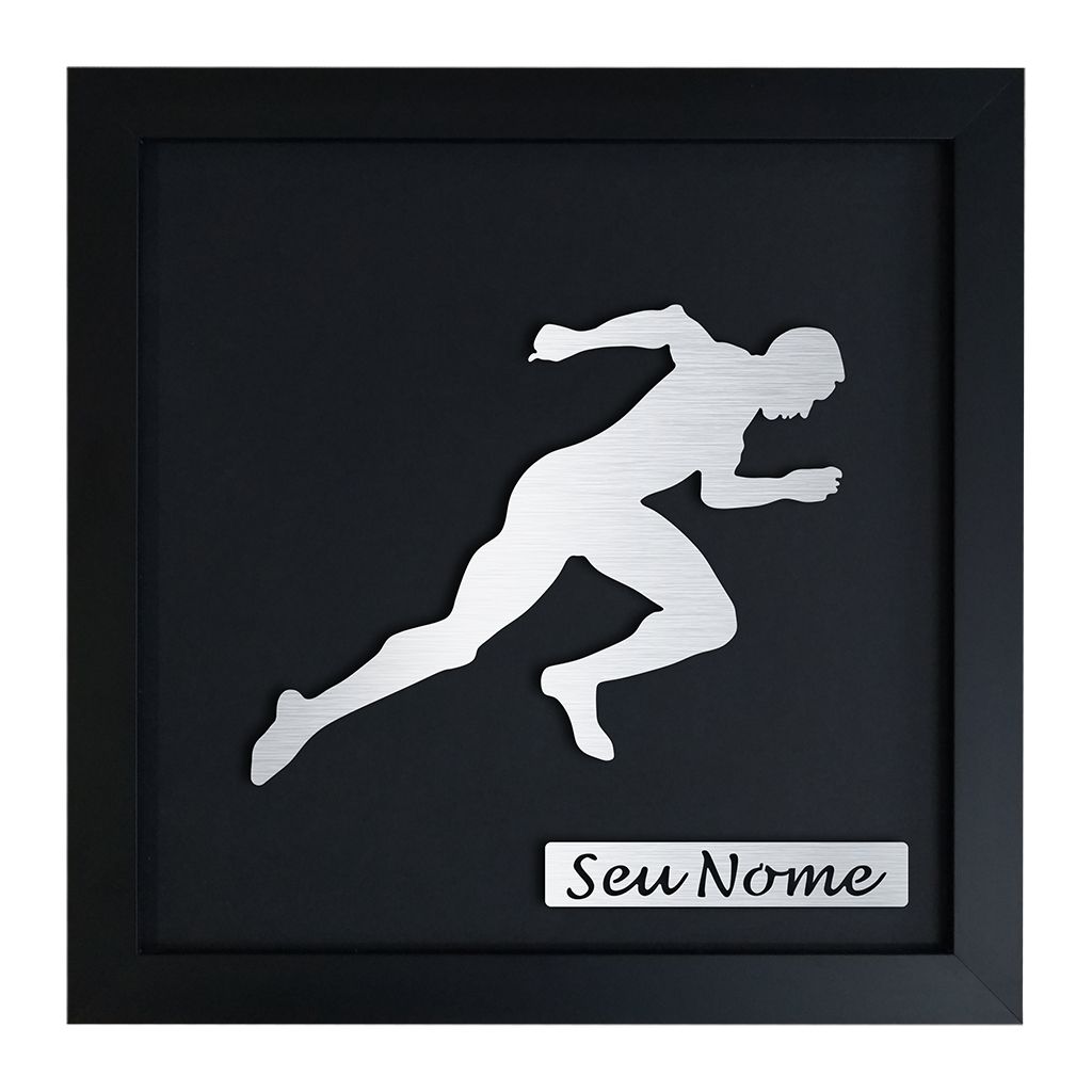 Quadro Decorativo de Corrida Personalizado